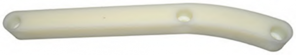 Slide rail / slide guide for destemmer